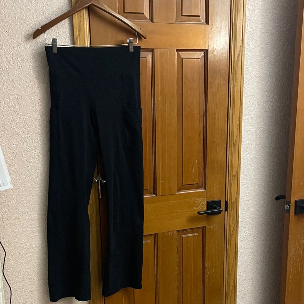 Eddie Bauer Women's Classic Black Straight Leg Pants